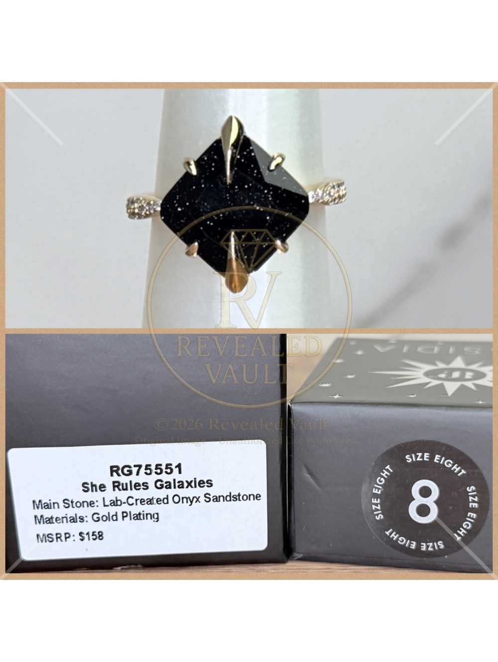 She Rules Galaxies - Size 8 - Obsidia